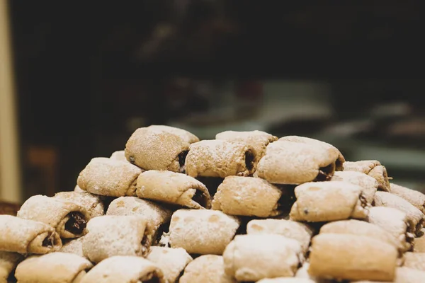 Grupp Diverse Kakor Chokladchips Havregryn Russin Vit Choklad — Stockfoto