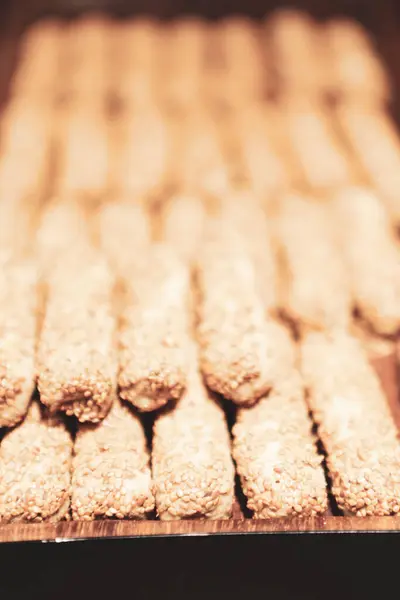 Groep Van Diverse Koekjes Chocolade Havermout Rozijnen Witte Chocolade — Stockfoto