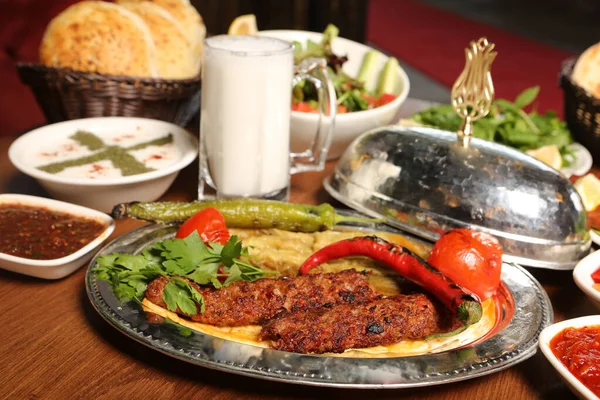 Turco Árabe Tradicional Ramadã Kebab — Fotografia de Stock