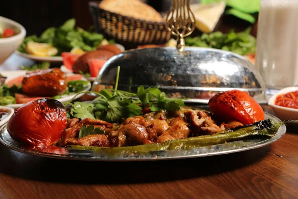 Türk Arap Geleneksel Ramazan Kebabı — Stok fotoğraf