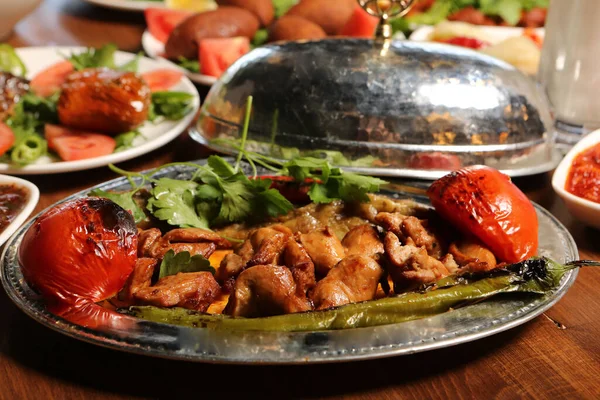 Turco Árabe Tradicional Ramadán Kebab — Foto de Stock