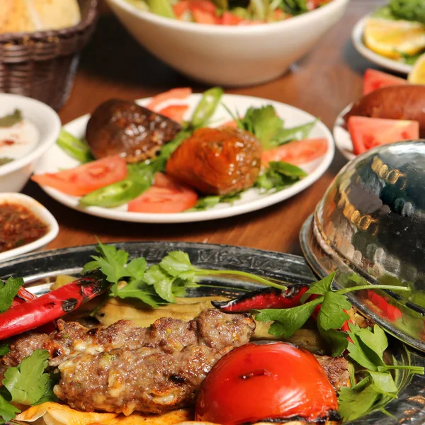 Traditioneller Türkischer Und Arabischer Ramadan Kebab — Stockfoto