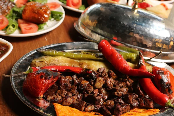 Turco Árabe Tradicional Ramadán Kebab — Foto de Stock