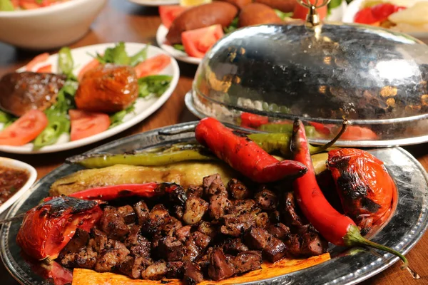 Turco Árabe Tradicional Ramadán Kebab —  Fotos de Stock