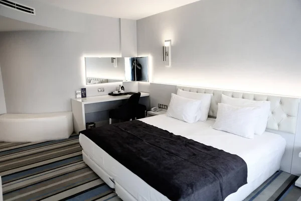 Comfort Hotel Ložnice Luxusním Stylu — Stock fotografie