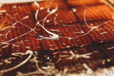 Masada lezzetli bir pasta var.