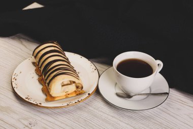 Masada lezzetli bir pasta var.