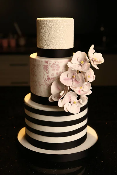 Board Delicious Cake Table — Stock Photo, Image