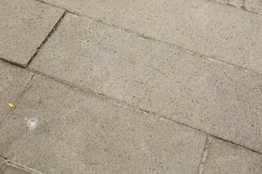 Gri Tuğla Taş Kaldırım dokusu arka planı