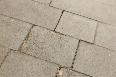 Gri Tuğla Taş Kaldırım dokusu arka planı