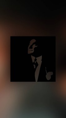 Atatürk 'ün çizimi. Türkiye Cumhuriyeti 'nin ilk cumhurbaşkanı. 