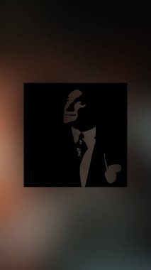 Atatürk 'ün çizimi. Türkiye Cumhuriyeti 'nin ilk cumhurbaşkanı. 