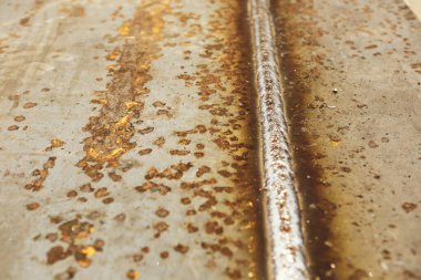 Paslı metal dokusu, eski grunge arkaplan