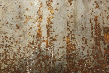 Paslı metal dokusu, eski grunge arkaplan