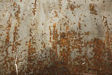 Paslı metal dokusu, eski grunge arkaplan