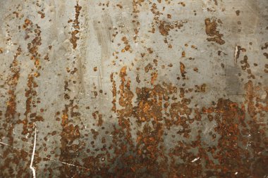 Paslı metal dokusu, eski grunge arkaplan