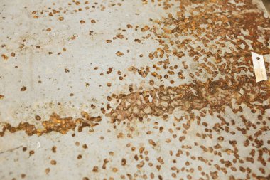 Paslı metal dokusu, eski grunge arkaplan