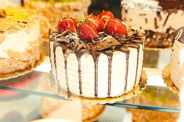 Board Delicious Cake Table — Stock Photo, Image