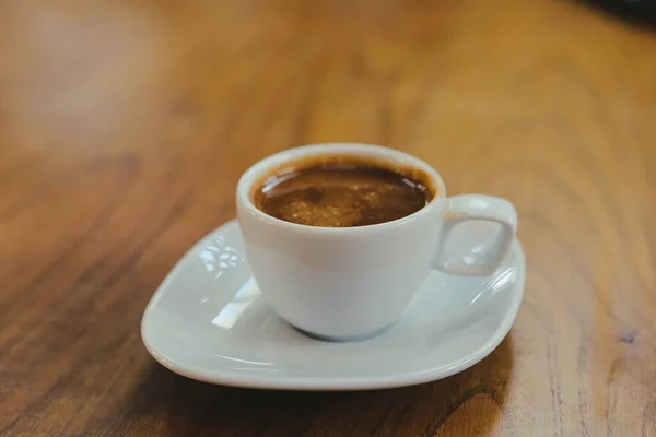 Kopp Turkiskt Kaffe Bordet — Stockfoto