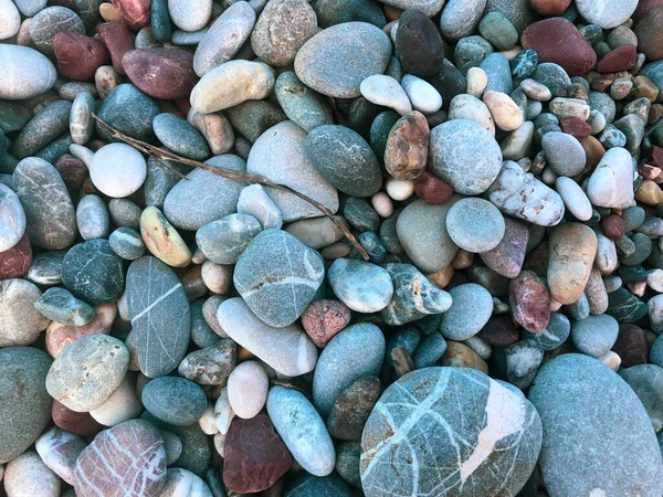 Bunte Schöne Steine Hintergrund Textur — Stockfoto