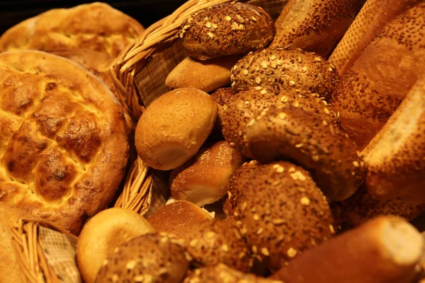 Delizioso Pane Naturale Estetico Forno — Foto Stock