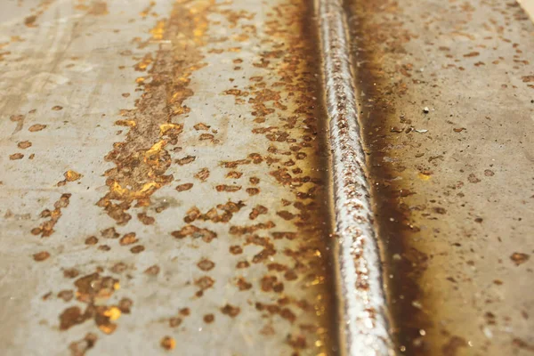 Paslı metal dokusu, eski grunge arkaplan