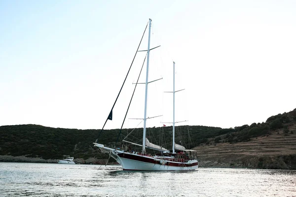 Yacht Moteur Dans Mer — Photo