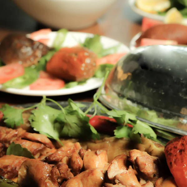 Turco Árabe Tradicional Ramadán Kebab — Foto de Stock