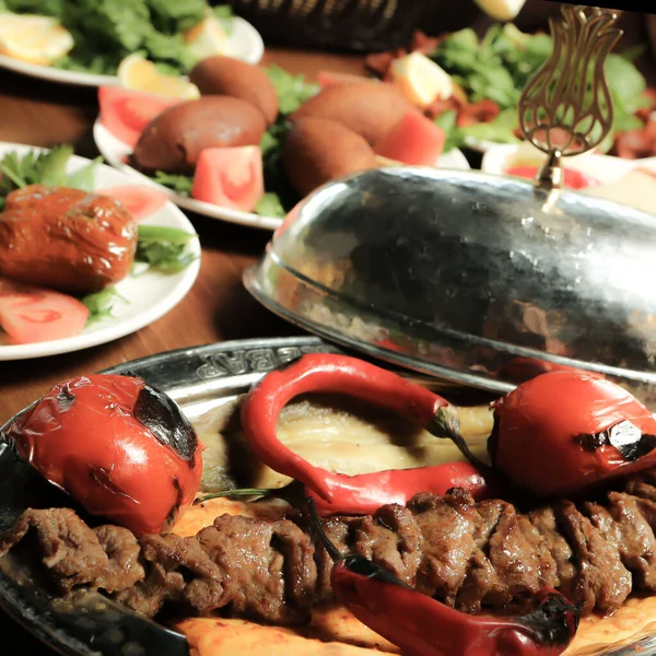 Турецкий Арабский Традиционный Рамадан Кебаб — стоковое фото