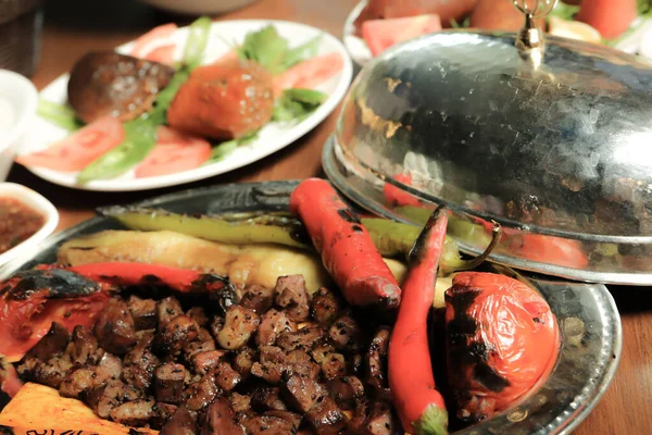 Turco Árabe Tradicional Ramadán Kebab —  Fotos de Stock