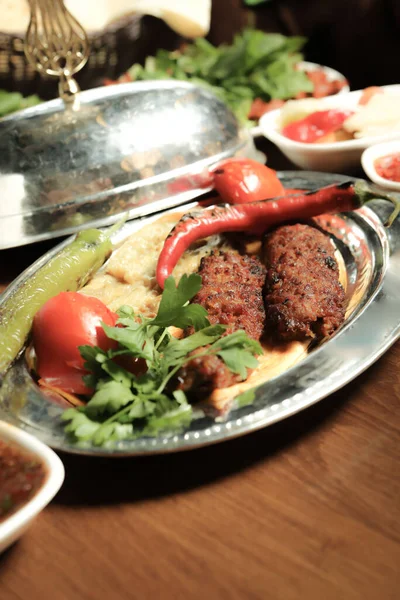 Turcă Arabă Tradițională Ramadan Kebab — Fotografie, imagine de stoc