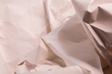 Beyaz buruşmuş kağıt arkaplan grunge doku arkaplanı