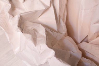 Beyaz buruşmuş kağıt arkaplan grunge doku arkaplanı