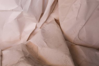 Beyaz buruşmuş kağıt arkaplan grunge doku arkaplanı