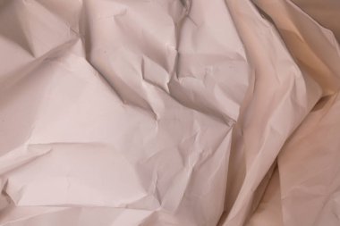 Beyaz buruşmuş kağıt arkaplan grunge doku arkaplanı