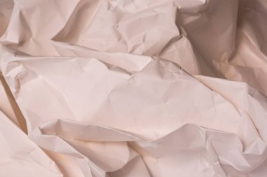 Beyaz buruşmuş kağıt arkaplan grunge doku arkaplanı