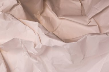 Beyaz buruşmuş kağıt arkaplan grunge doku arkaplanı