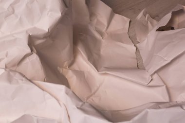 Beyaz buruşmuş kağıt arkaplan grunge doku arkaplanı