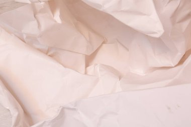 Beyaz buruşmuş kağıt arkaplan grunge doku arkaplanı