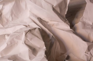 Beyaz buruşmuş kağıt arkaplan grunge doku arkaplanı