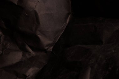 siyah buruşmuş kağıt arkaplan grunge doku arkaplanı