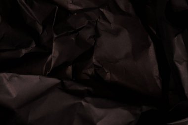 siyah buruşmuş kağıt arkaplan grunge doku arkaplanı