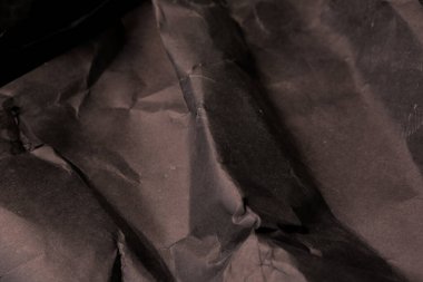 siyah buruşmuş kağıt arkaplan grunge doku arkaplanı
