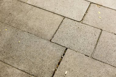 Gri Tuğla Taş Kaldırım dokusu arka planı