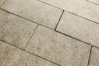 Gri Tuğla Taş Kaldırım dokusu arka planı