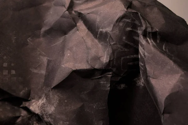 siyah buruşmuş kağıt arkaplan grunge doku arkaplanı