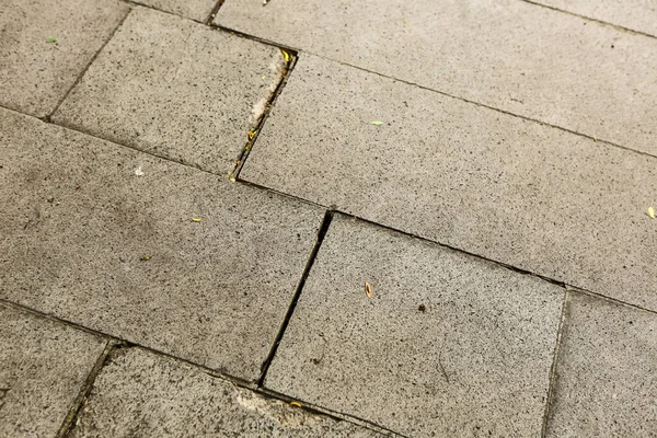 Grå Tegel Sten Trottoaren Konsistens Bakgrund — Stockfoto