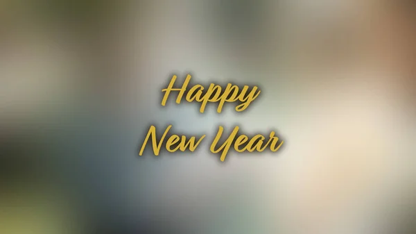 Blurred Background Happy New Year — Stock Photo, Image