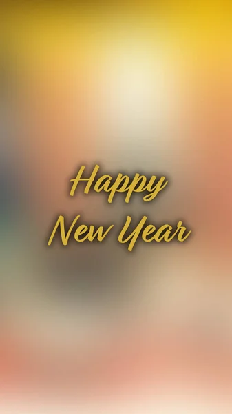 Blurred Background Happy New Year — Stock Photo, Image