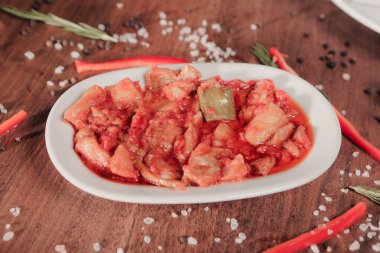 Geleneksel Türk ve Yunan yemek meze masası